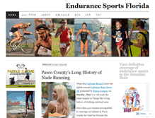 Tablet Screenshot of endurancesportsflorida.com